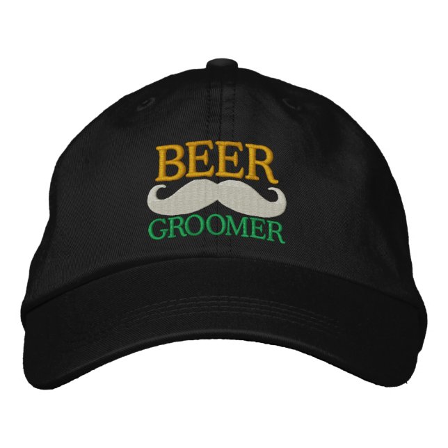 BEER MUSTACHE GROOMER BRODERAD KEPS (Framsida)