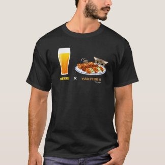 Beer och Yakitori Cat Beer Yakitori Cat T Shirt