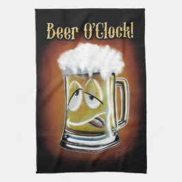 Beer O'klocka! Kökshandduk