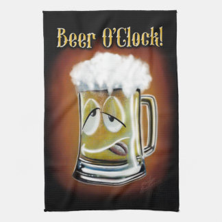 Beer O'klocka! Kökshandduk