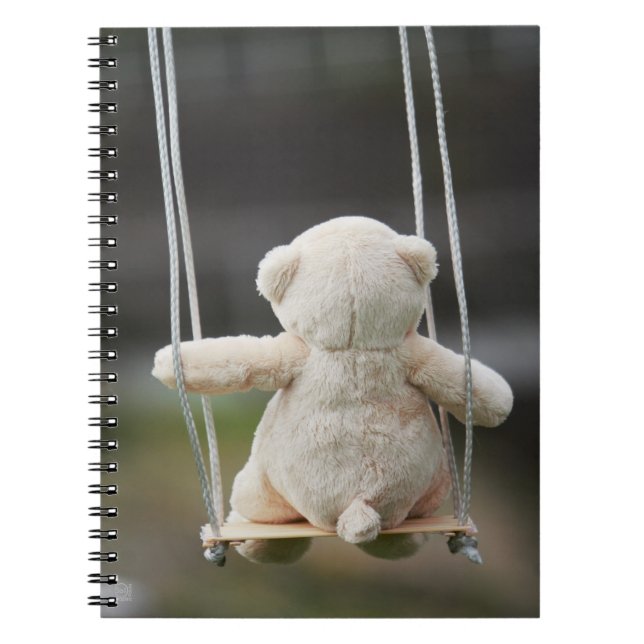 Beer op Schommel in beweging. Anteckningsbok (Framsidan)