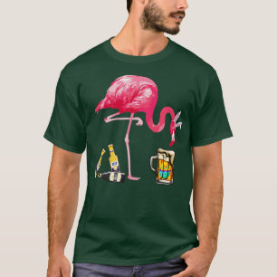 Beer Påsk Dag Flamingo-dricksvattendräkt T Shirt