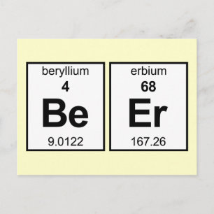 BeEr Periodic Bord Vykort