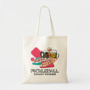 Beer Pizza Couch Dinker PICKLEBALL Tygkasse