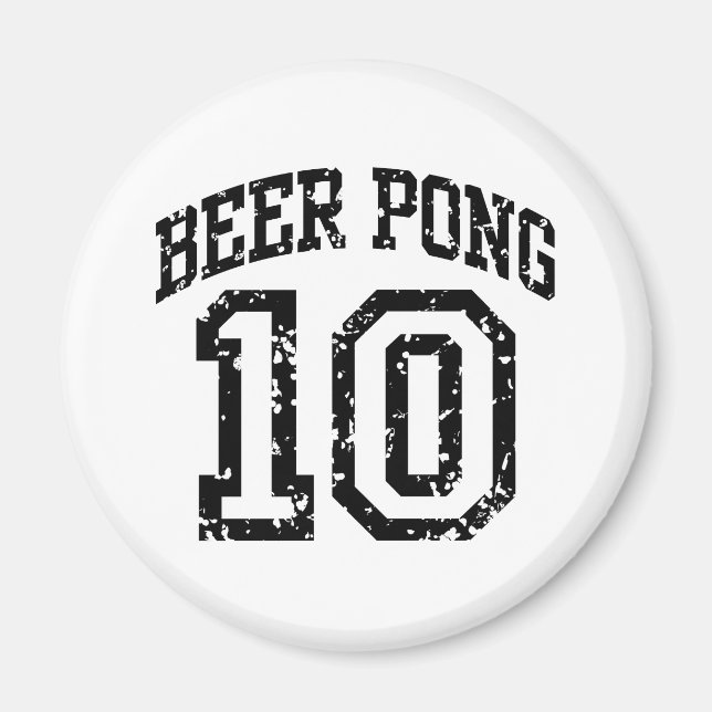Beer Pong 10 Magnet (Framsidan)