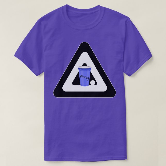 Beer Pong 1 T Shirt (Design framsida)