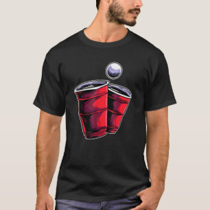 Beer Pong Beirut Drinking Game Ping Boll Beer T Shirt