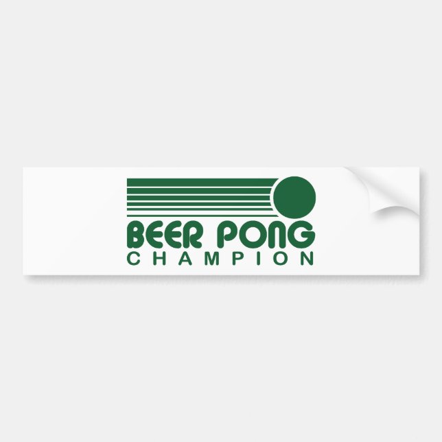 Beer Pong Bildekal (Framsidan)