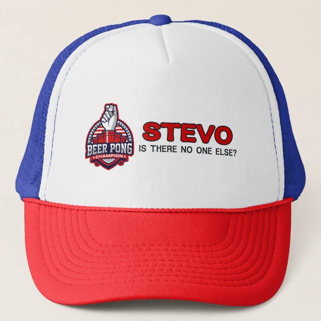 Beer Pong Champ - finns det ingen annan - Nick Tru Keps (Framsida)