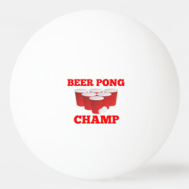 Beer Pong Champ Ping Pong Bollar
