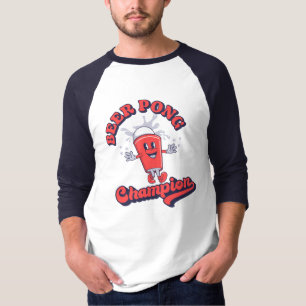 Beer Pong Champion är roligt att dricka spel T Shirt