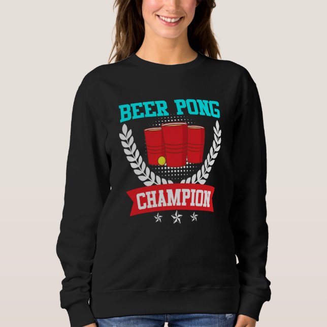 Beer Pong Champion Beer Pong Party Beer Pong  2 T Shirt (Framsida)