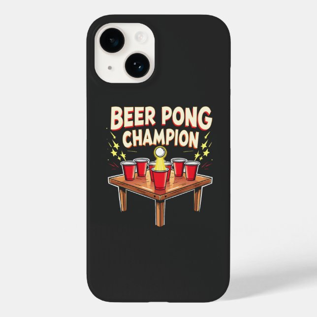 Beer Pong Champion Ping Pong Drinking (Baksida)