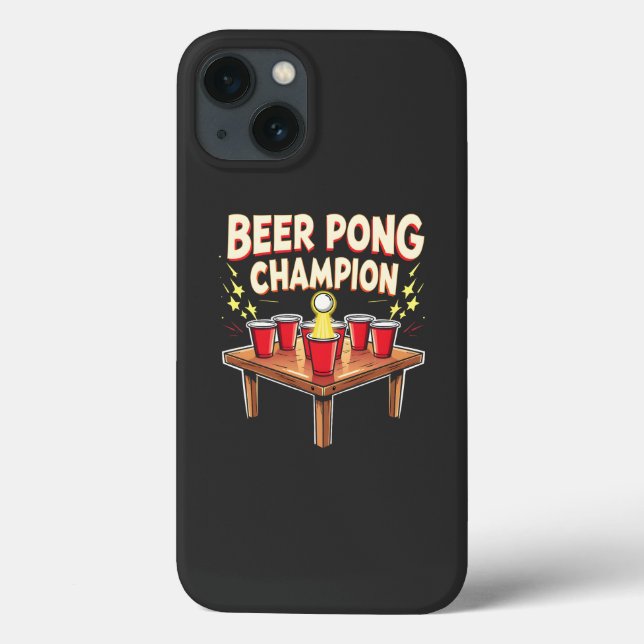 Beer Pong Champion Ping Pong Drinking (Baksida)