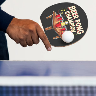 Beer Pong Champion Ping Pong Drinking Pingisracket