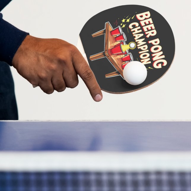 Beer Pong Champion Ping Pong Drinking Pingisracket (Insitu)