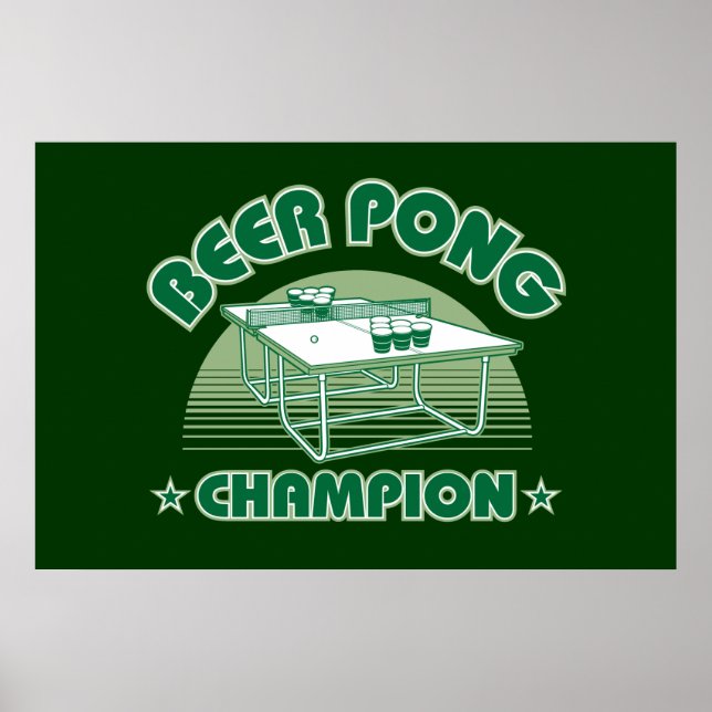 Beer Pong Champion Poster (Framsidan)