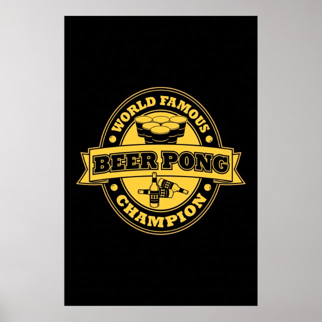 Beer Pong Champion Poster (Framsidan)
