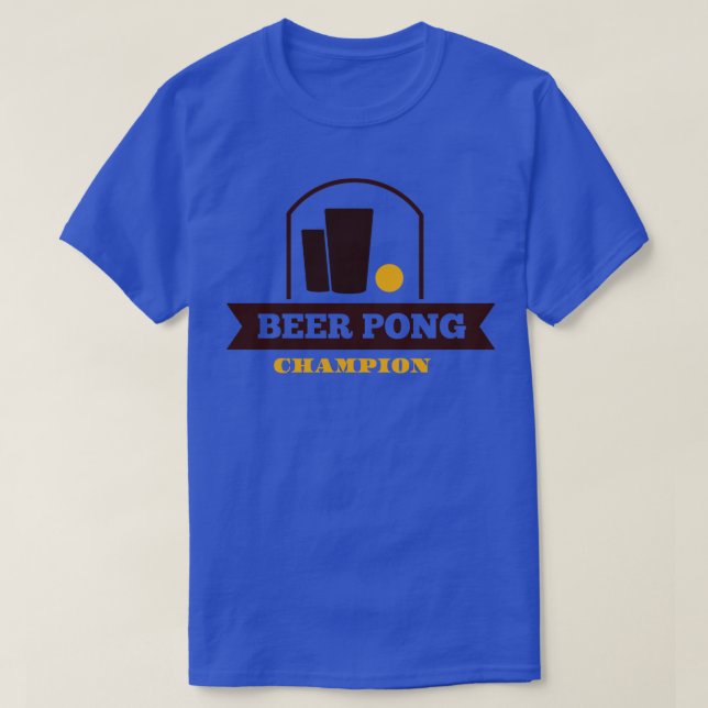 Beer pong champion t shirt (Design framsida)