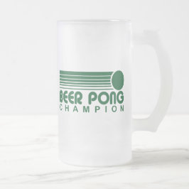 Beer Pong Frostat Ölglas