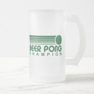 Beer Pong Frostat Ölglas
