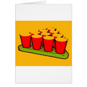 Beer Pong Hälsningskort
