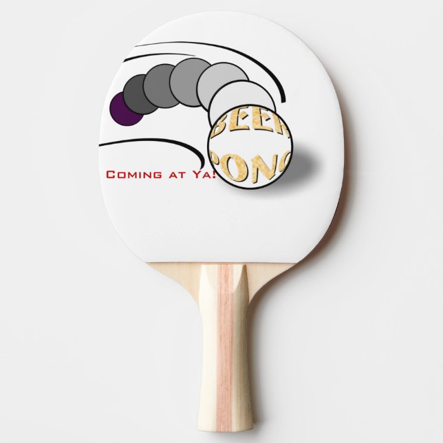 Beer Pong Humor Pingisracket (Framsidan)