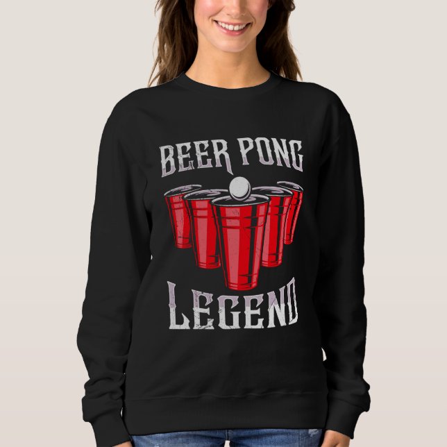 Beer Pong Legend Beer Pong Party Beer Pong  4 T Shirt (Framsida)