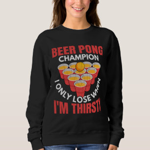 Beer Pong-mästare Sport Spelare Tränare Grafik T Shirt