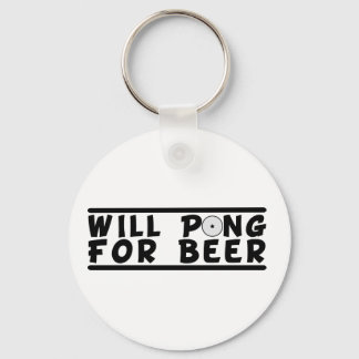 Beer Pong-Nyckelring Nyckelring