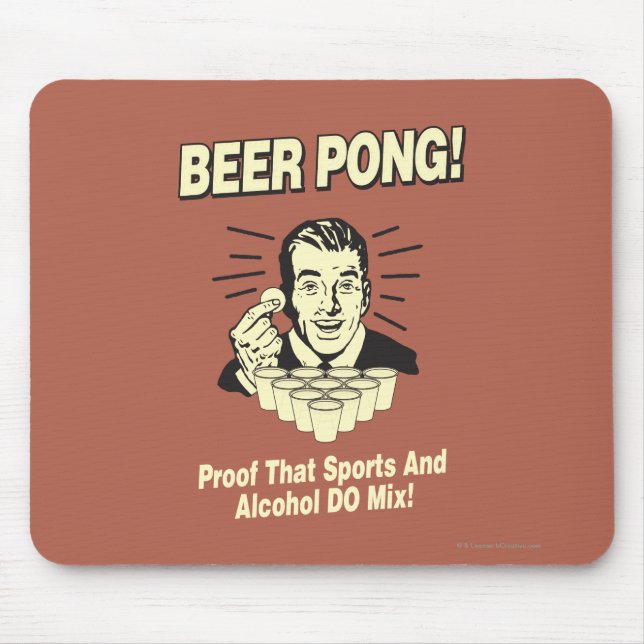 Beer Pong: Proof Alcohol & Sports Mix Musmatta (Framsidan)