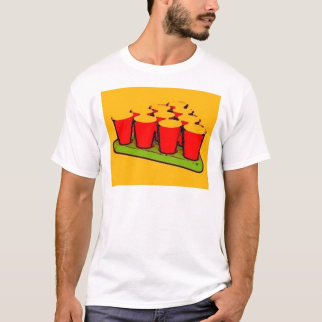 Beer Pong T Shirt (Framsida)