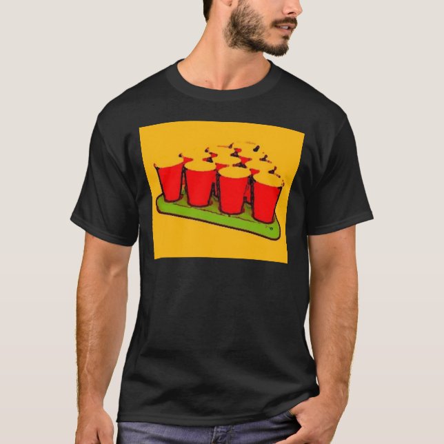 Beer Pong T-shirt (Framsida)