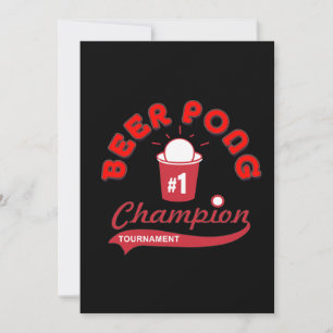 Beer Pong Tournament (Party) Inbjudningar
