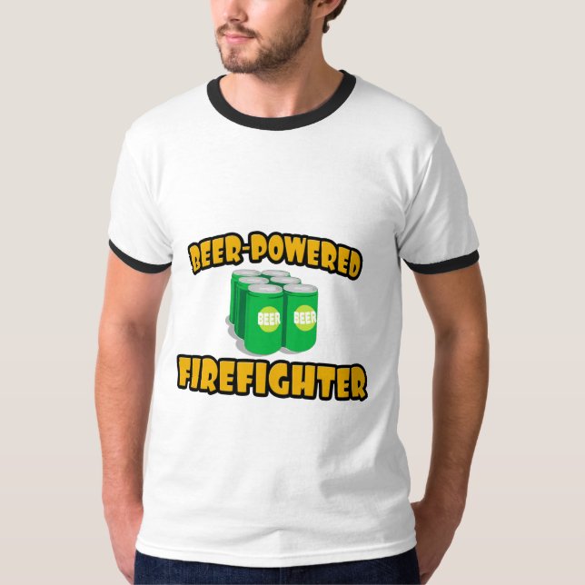 Beer-Powered Firefighter Tee (Framsida)