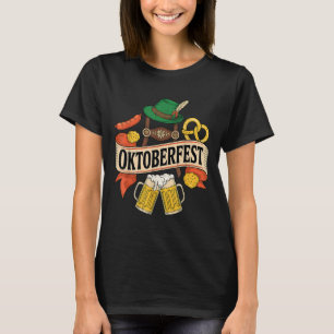 Beer Pretzel Sause Bavarian Hat Manar Women T Shirt