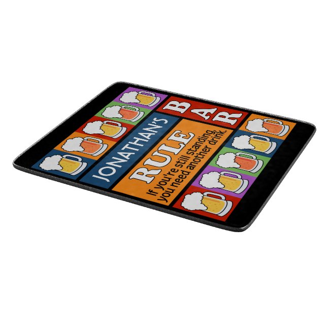 BEER Pub-popup-teckning, CUSTOM NAME-skärningsport (Hörn)