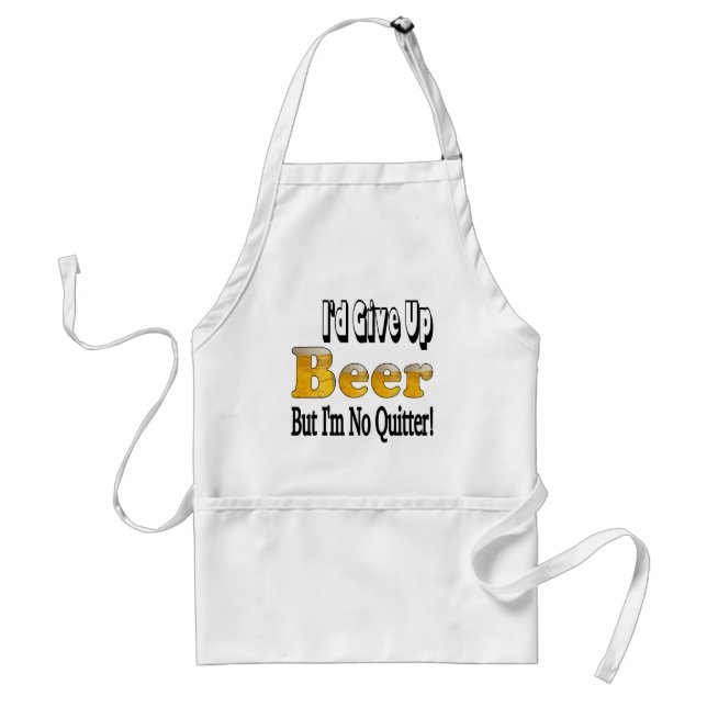 Beer Quitter Apron Förkläde (Framsidan)