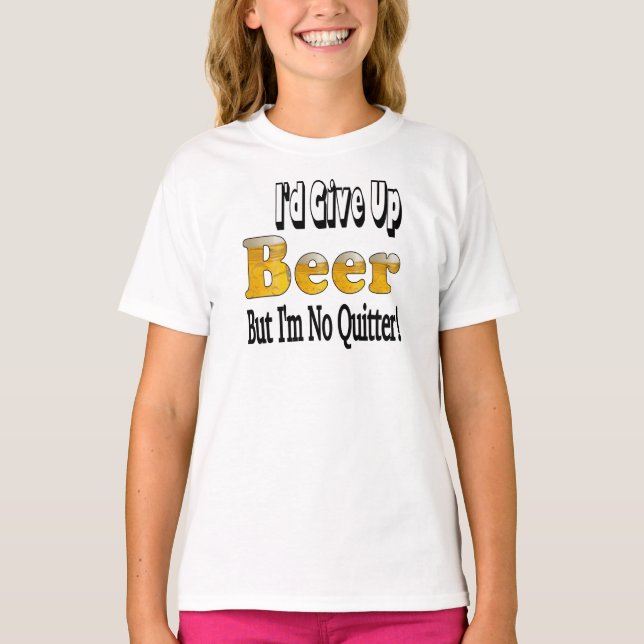 Beer Quitter T-shirt (Framsida)