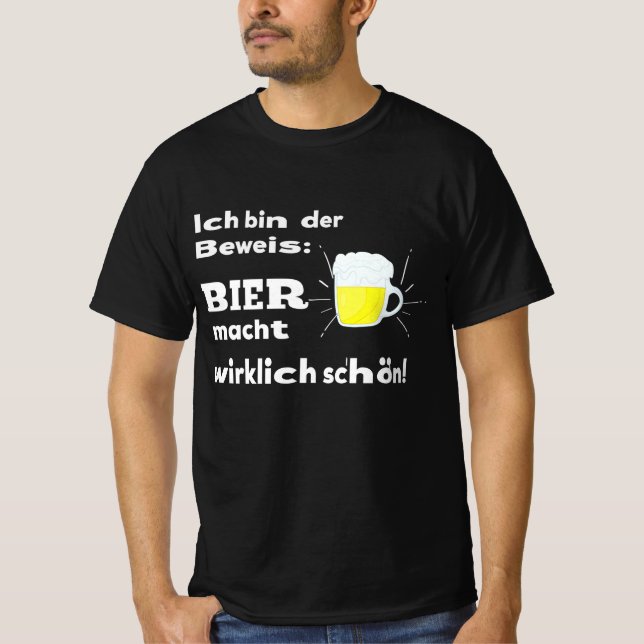 Beer Quote Funny skutt T Shirt (Framsida)