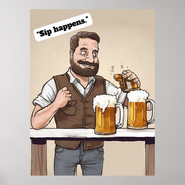 Beer Quote Poster (Framsidan)