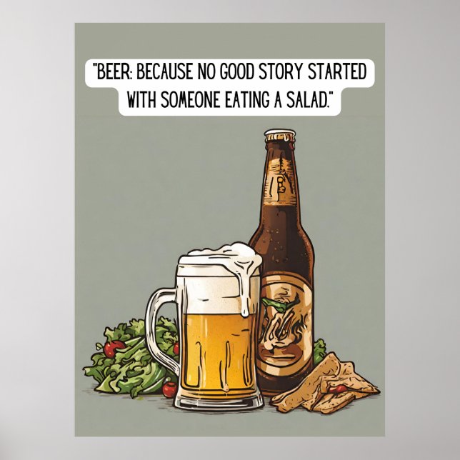 Beer Quote Poster (Framsidan)