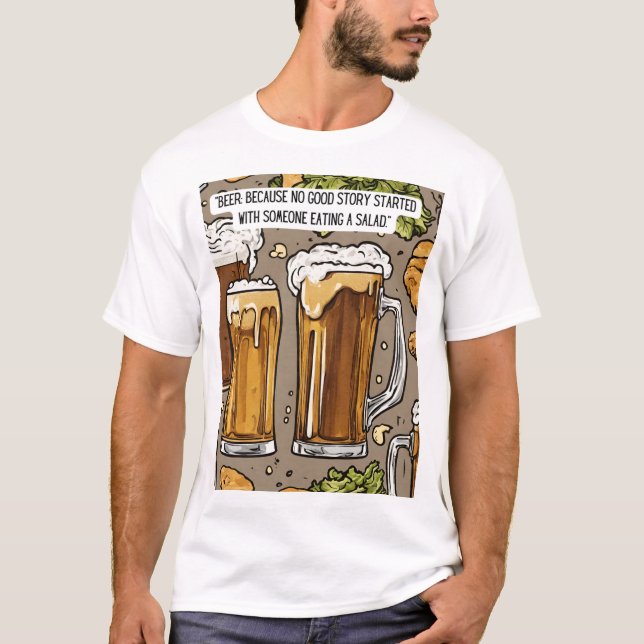 Beer Quote T Shirt (Framsida)