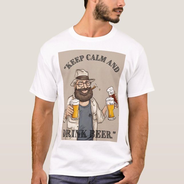 Beer Quote T Shirt (Framsida)