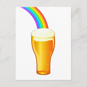 Beer Rainbow Vykort