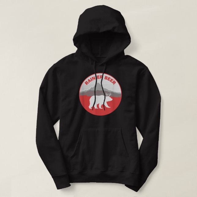 Beer Rainier apparel  Hoodie (Design framsida)