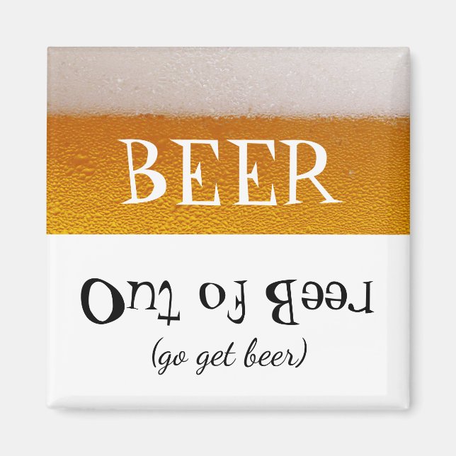 Beer Reminder Magnet (Framsidan)