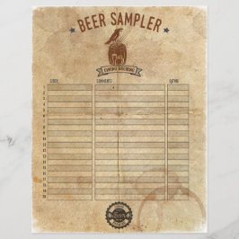 Beer Sampler Reklamblad
