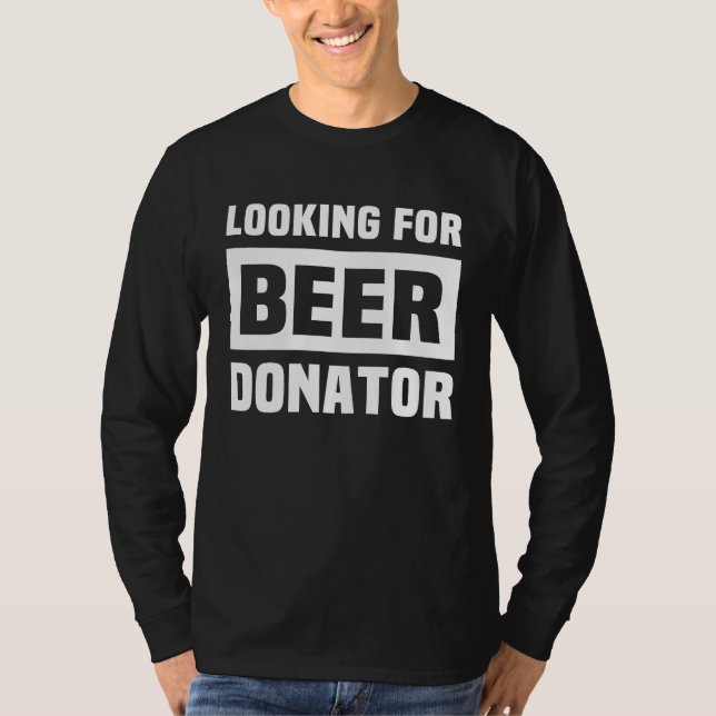 Beer Sayings Beer Sponsor Sayings Drinking Sayings T Shirt (Framsida)