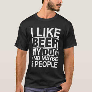 Beer Shirt Women Manar jag gillar öl Min Hund kans T